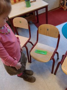 Hannah's eerste echte schooldag