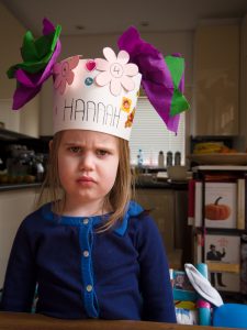 We vieren Hannah's vierde verjaardag.