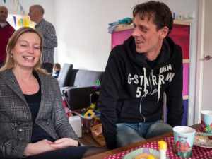 We vieren Hannah's vierde verjaardag.