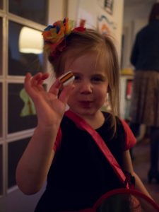 We vieren Hannah's vierde verjaardag.