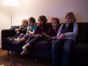 We vieren Hannah's vierde verjaardag.