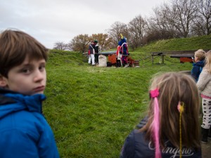 Op bezoek in het Vestingmuseum in Naarden. Sinterklaas logeert e